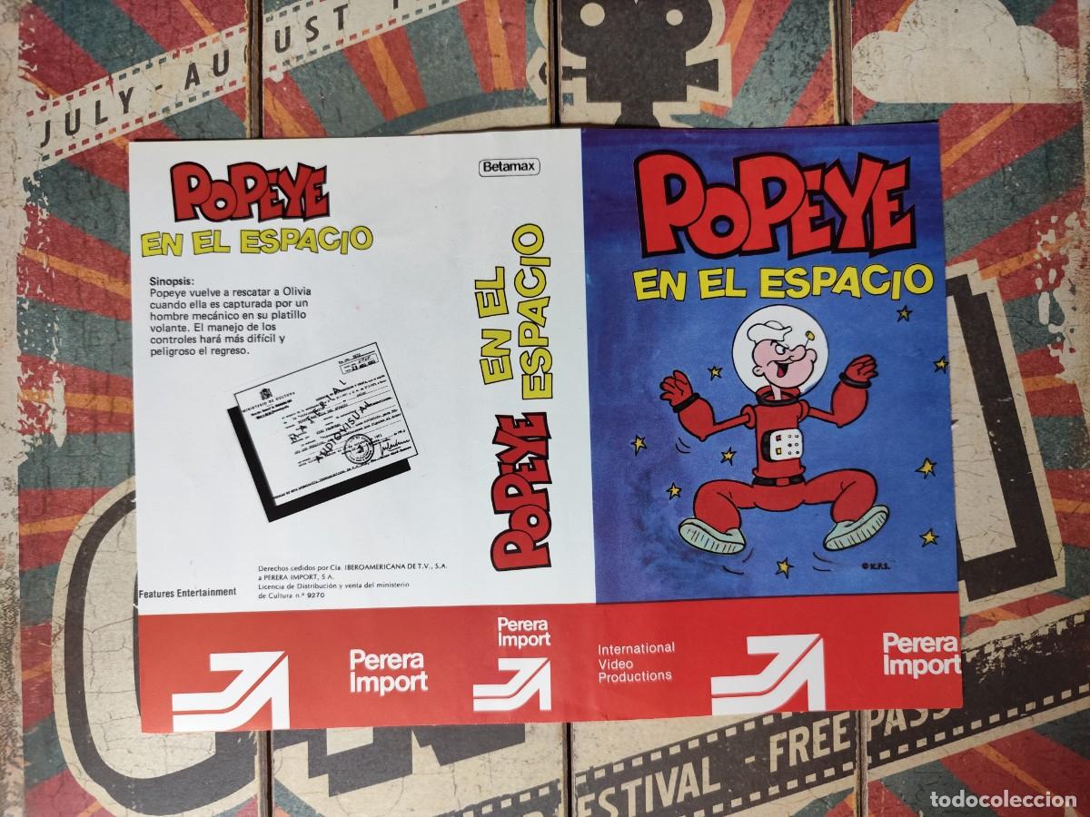 Cine: Car&aacute;tula Beta Popeye en el espacio - Foto 1