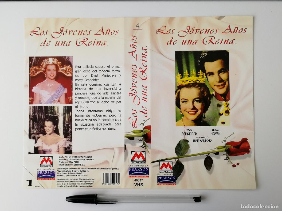 Cine: CARATULA ORIGINAL -A4- SISSI LOS JOVENES A&Ntilde;OS DE UNA REINA - ROMY SCHNEIDER