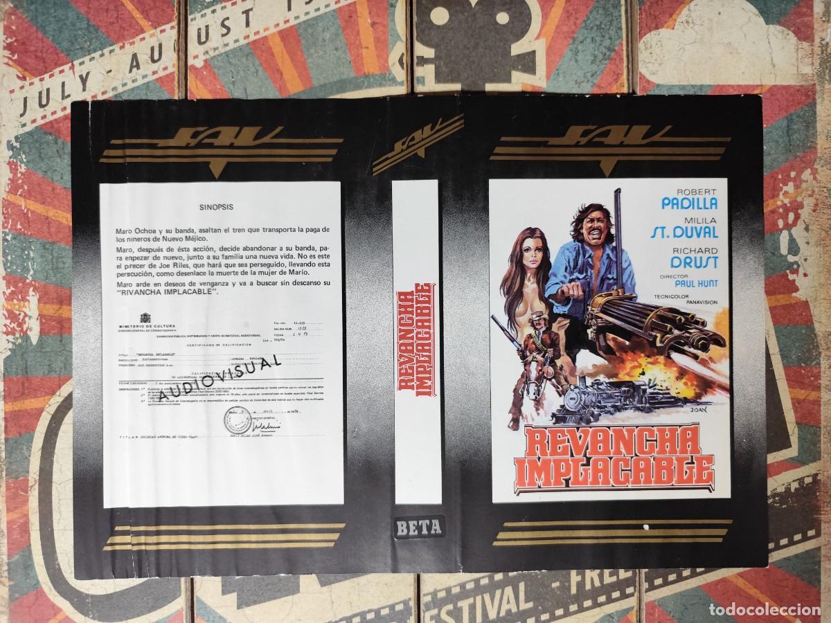 Cine: Car&aacute;tula Beta Revancha implacable - Foto 1