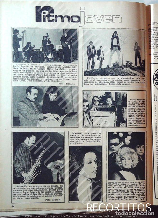 Cine: LOS ALBAS FURIA LOS TRES SUDAMERICANOS MASSIEL JOHNNY GRIFFIN MARIA DE LMAR BONET