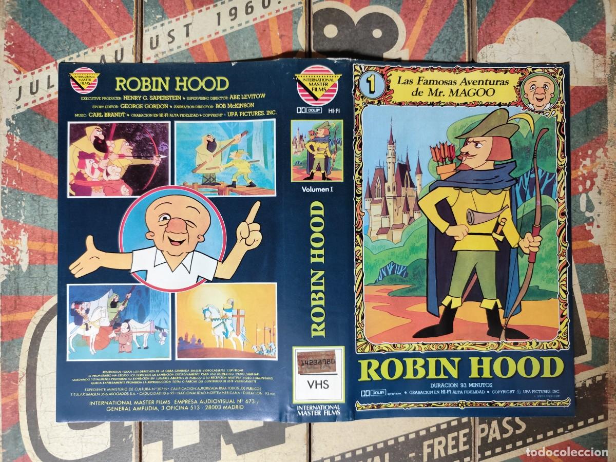 Cine: Car&aacute;tula VHS Robin Hood - Foto 1