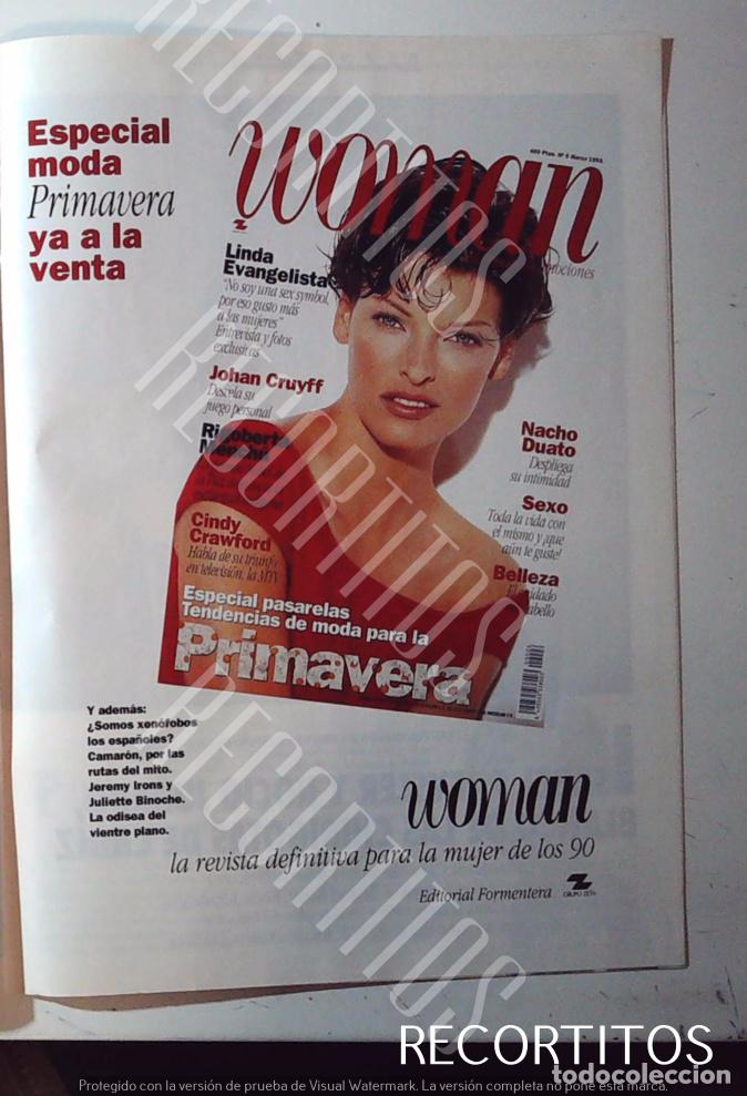 Cinema: anuncio woman primavera 92 linda evangelista