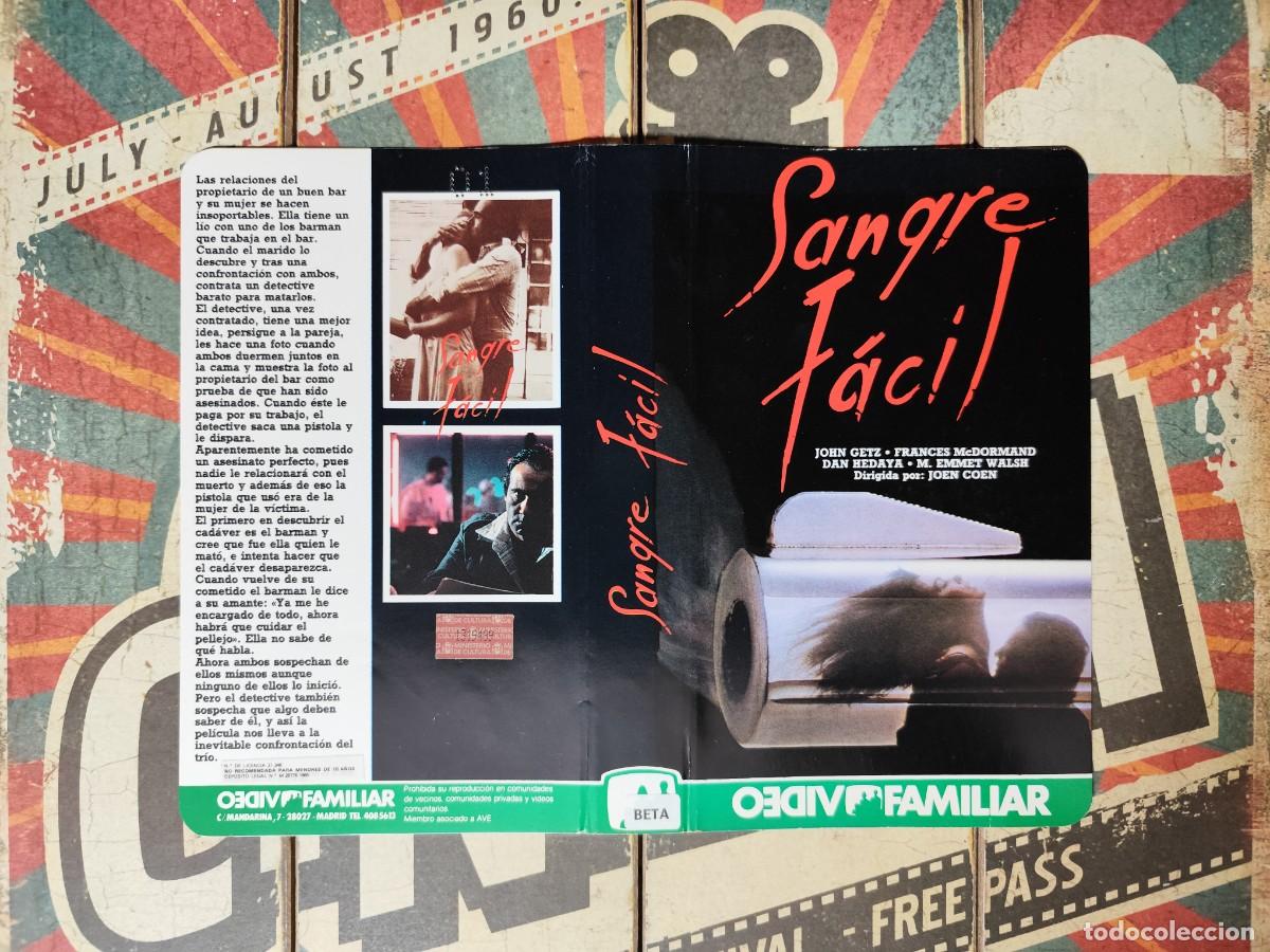Cine: Car&aacute;tula Beta Sangre f&aacute;cil - Foto 1
