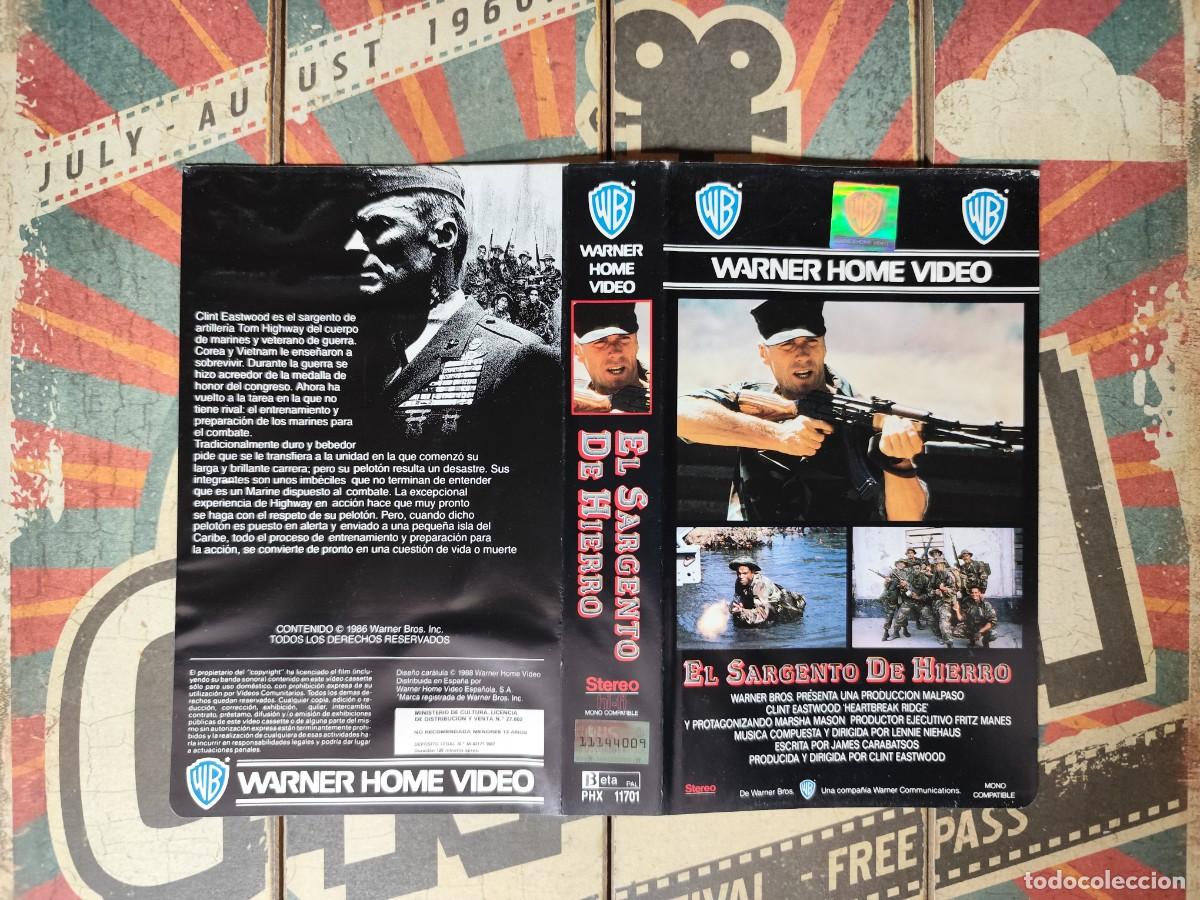 Cine: Car&aacute;tula Beta El sargento de hierro - Foto 1