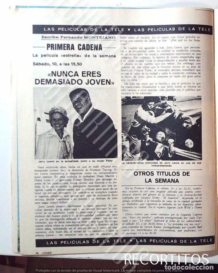 Cinema: JERRY LEWIS PATTY EN TVE