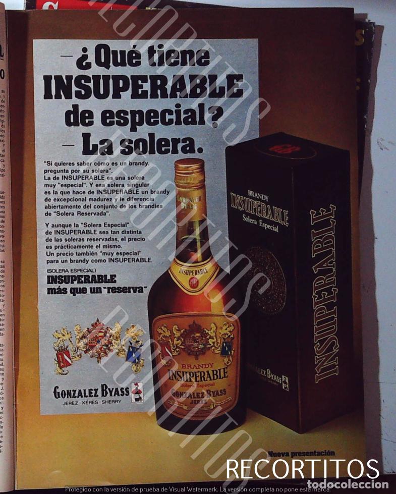 Cine: INSUPERABLE BRANDY COGNAC ANUNCIO PUBLICIDAD