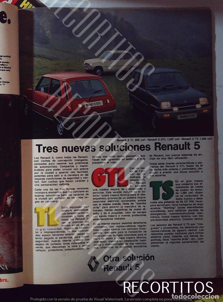 Cinema: RENAULT GTL TS ANUNCIO PUBLICIDAD