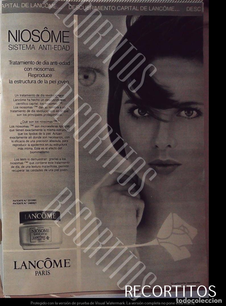Cinema: ISABELLA ROSSELLINI LANCOME PARIS NIOSOME LANCOME PARIS