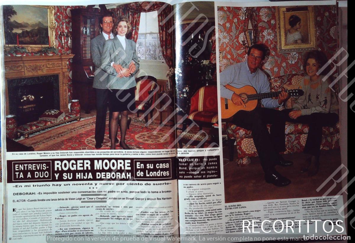 Cine: ROGER MOORE Y DEBORAH JAMES BOND 007 - Foto 1