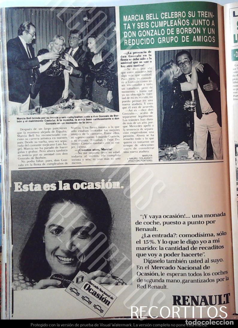 Cine: RENAULT OCASION MARCIA BELL GONZALO DE BORBON PEPE DOMINGO CASTA&Ntilde;O