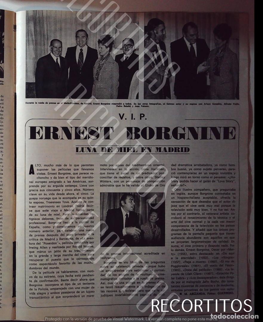 Cin&eacute;ma: ERNEST BORGINE EN MADRID