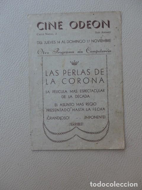 Cine: LAS PERLAS DE LA CORONA ANTIGUO PROGRAMA DE CINE - Foto 1