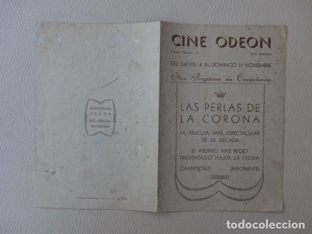Cine: LAS PERLAS DE LA CORONA ANTIGUO PROGRAMA DE CINE - Foto 6