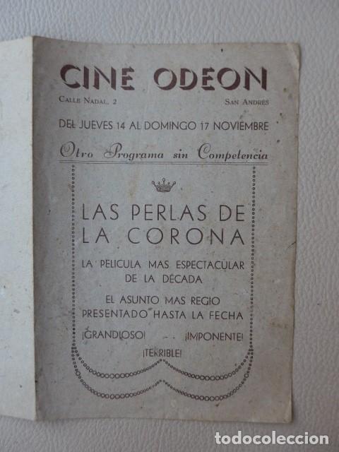 Cine: LAS PERLAS DE LA CORONA ANTIGUO PROGRAMA DE CINE - Foto 8