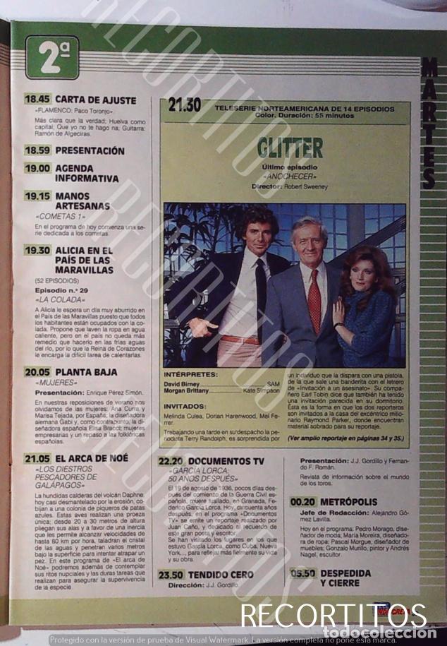 Cine: GLITTER DAVID BIRNEY MORGAN BRITTANY DIANA KAY