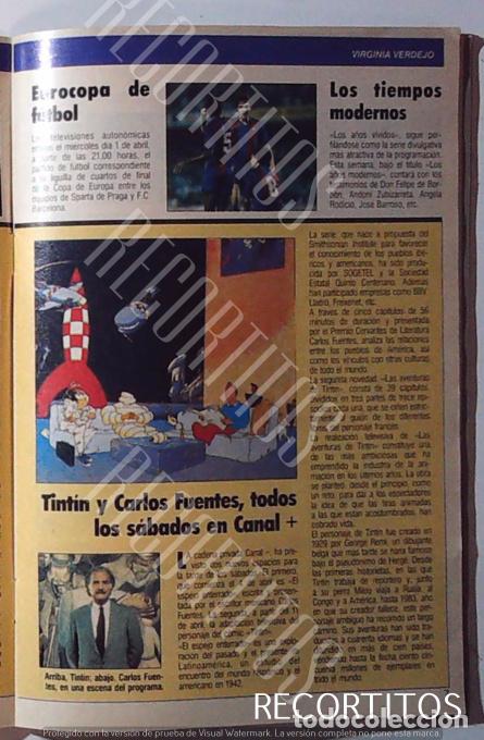 Kino: CARLOS FUENTES TINTIN TIN TIN HERGE