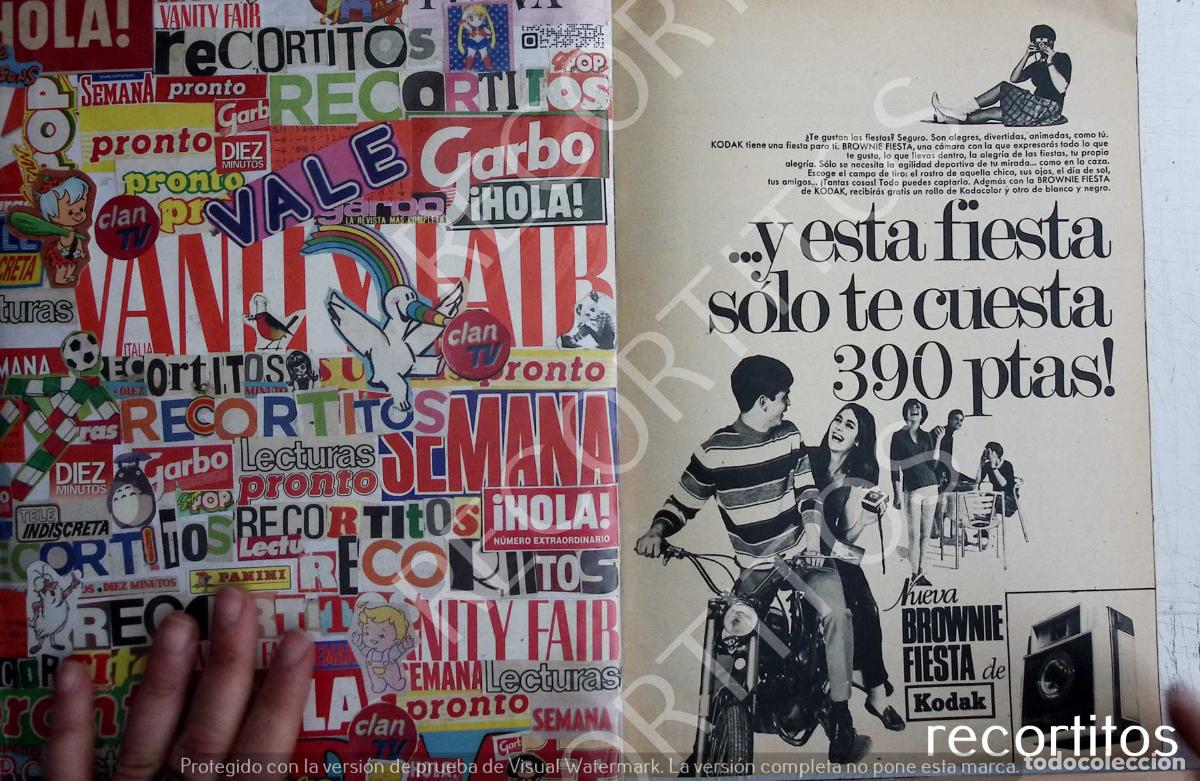 Cin&eacute;ma: KODAK ANUNCIO PUBLICIdad color BROWNIE FIESTA MOBYLETTE