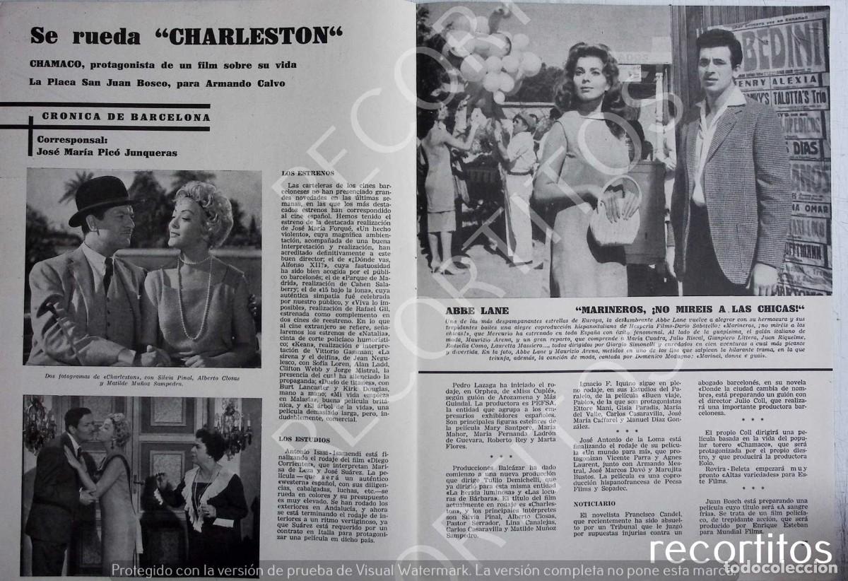 Cinema: SILVIA PINAL ALBERTO CLOSAS GUADALUPE MU&Ntilde;OZ SAMPEDRO CHARLESTON ABBE LANE