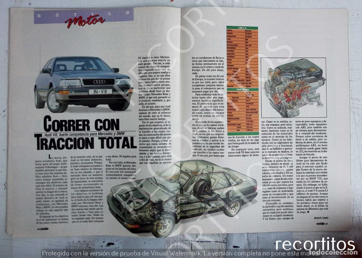 Cine: TRACCION TOTAL BMW MERCEDES AUDI V8