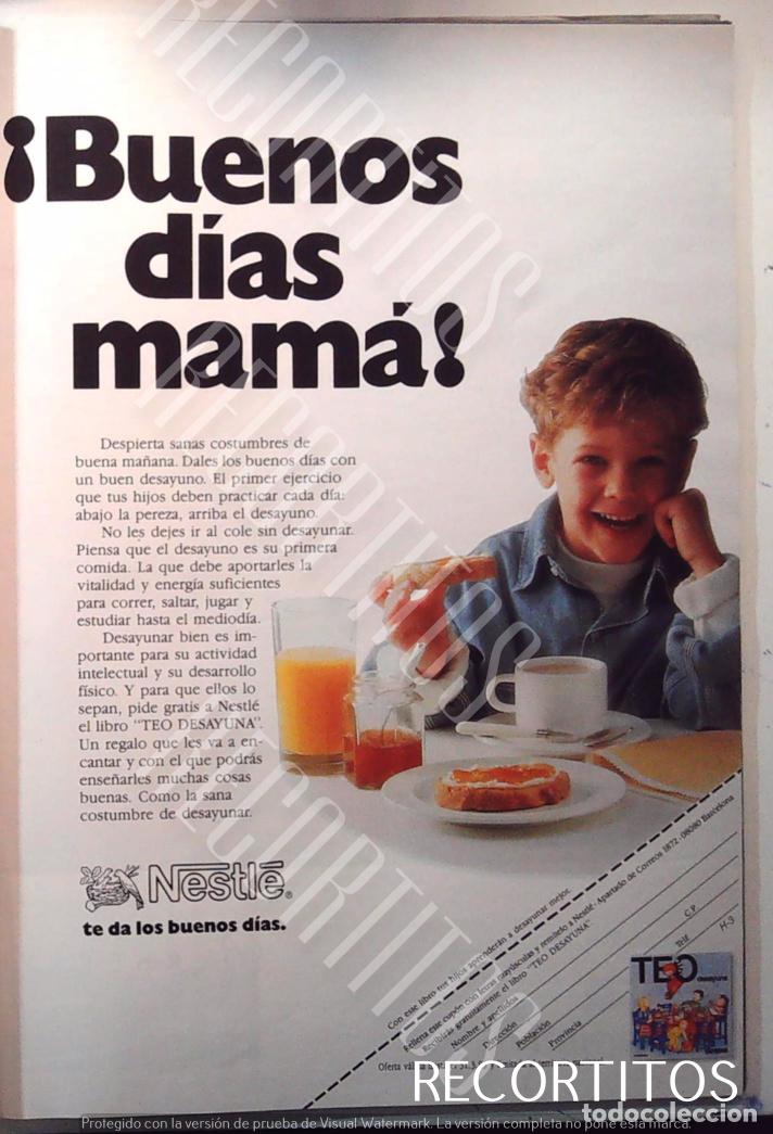 Kino: nestle alimentos infantiles anuncio publicidad teo buenos dias mama