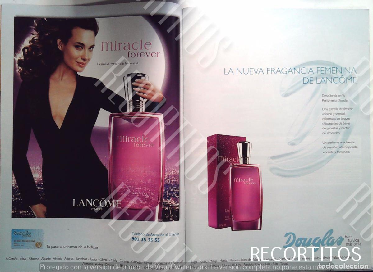 Cine: MIRACLE FOREVER LANCOME PARIS FRAGANCIA ANUNCIO PUBLICIDAD
