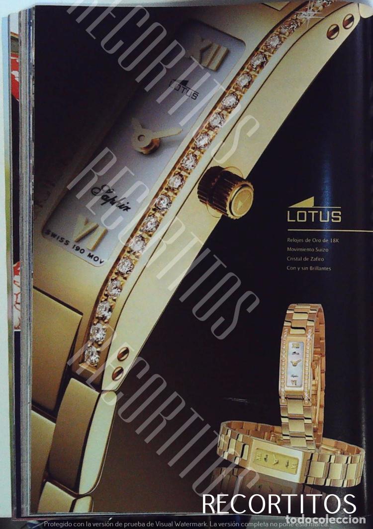 Cine: lotus RELOJ anuncio publicidad