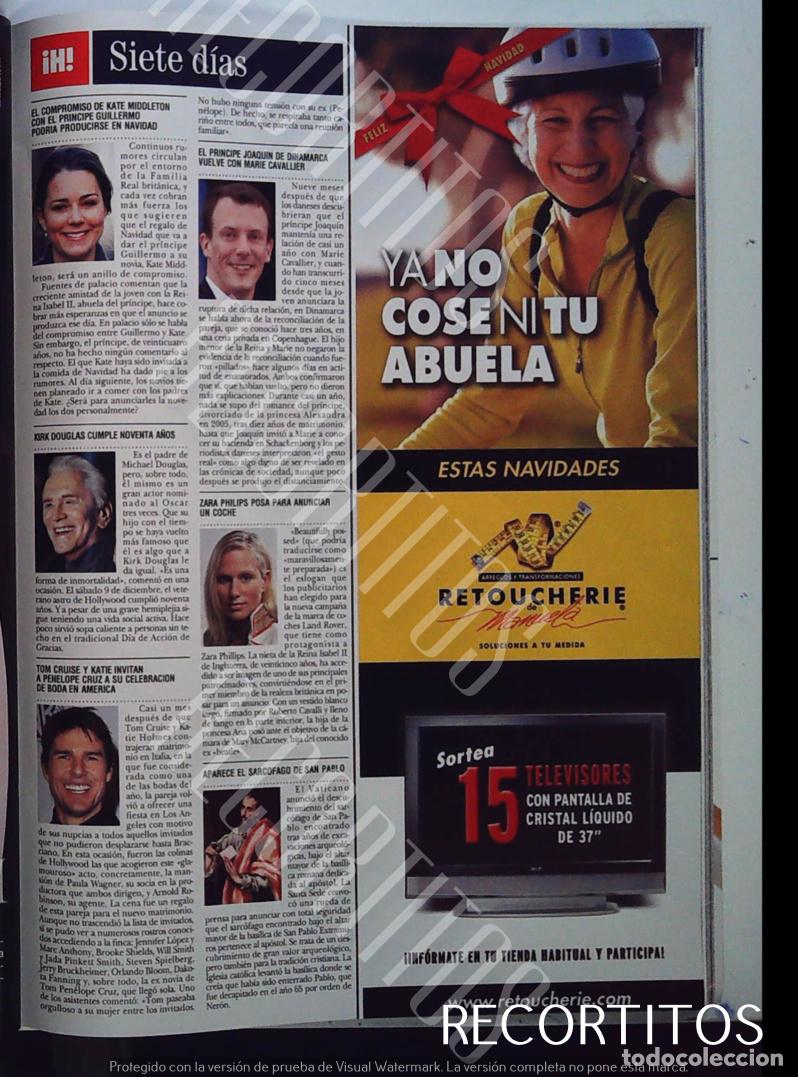 Cine: TOM CRUISE SAN PABLO ZARA PHILIPS KIRK DOUGLAS KATE MIDDLETON JOAQUIN DE DINAMARCA