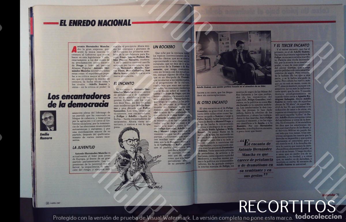 Cine: ADOLFO SUAREZ EMILIO ROMERO
