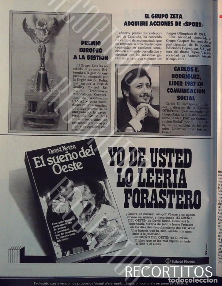 Cin&eacute;ma: Richard Chamberlain, Alice Krige EL SUE&Ntilde;O DEL OESTE