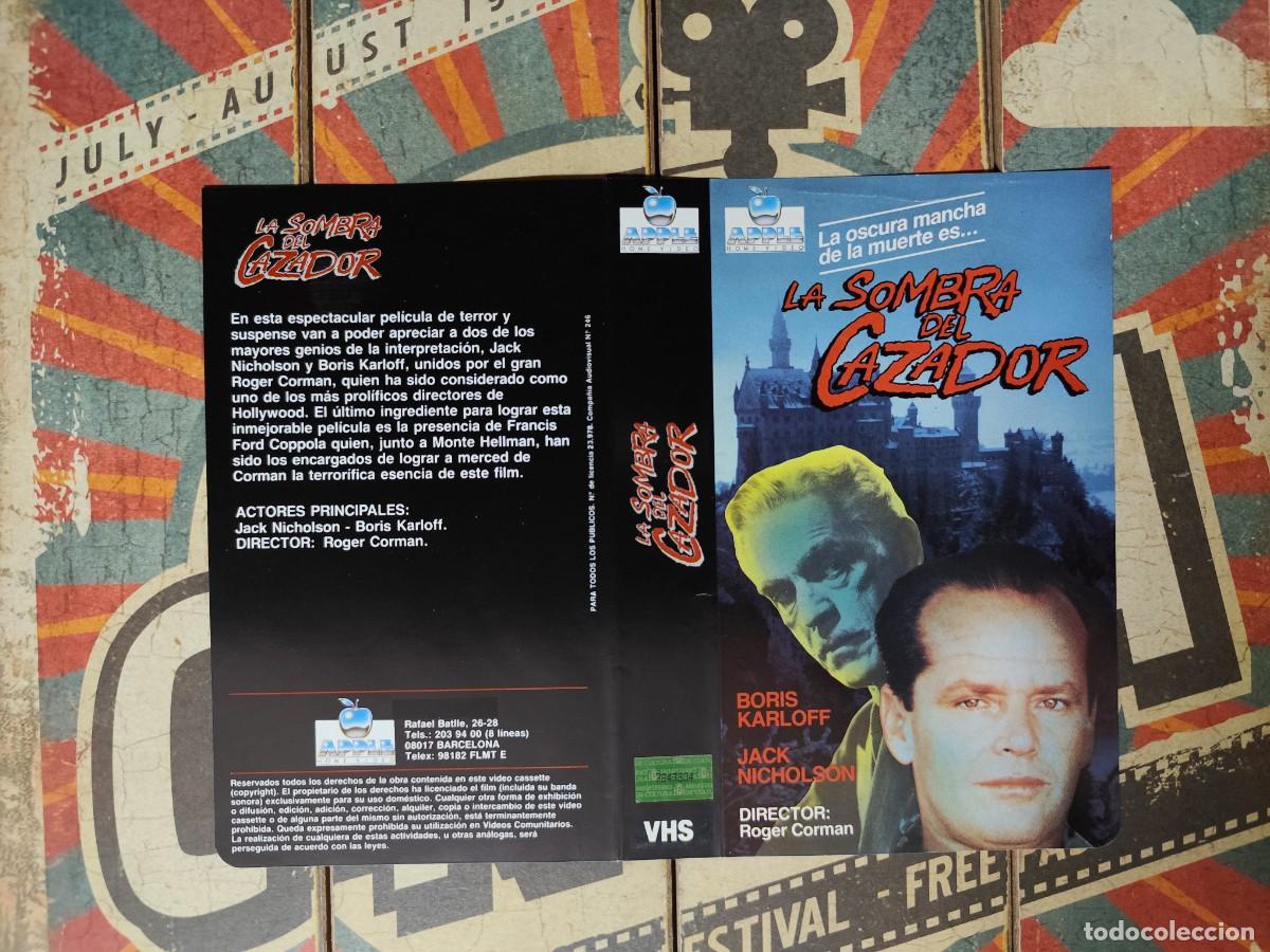 Cinema: Car&aacute;tula VHS La sombra del cazador