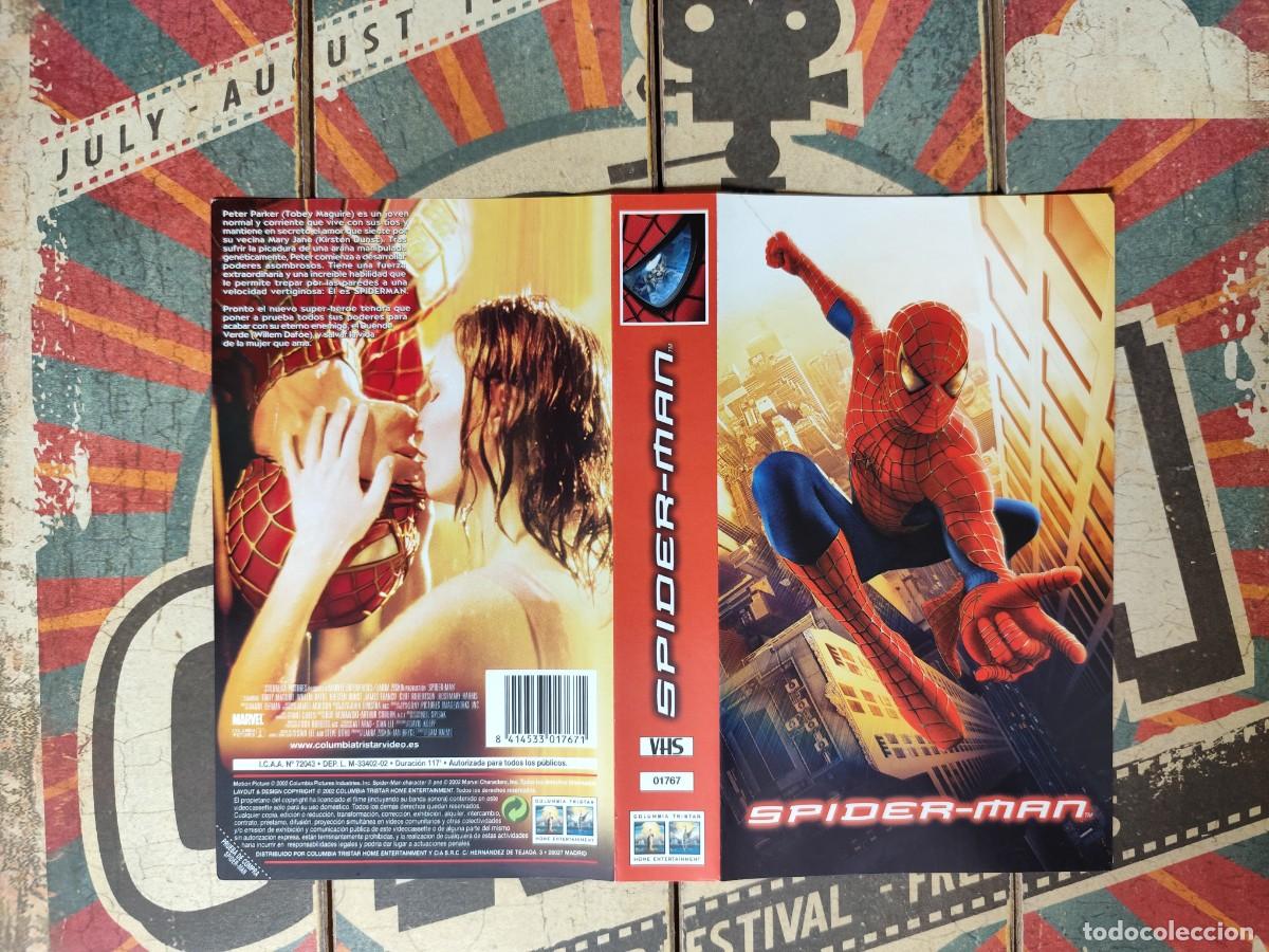 Cinema: Car&aacute;tula VHS Spider-man