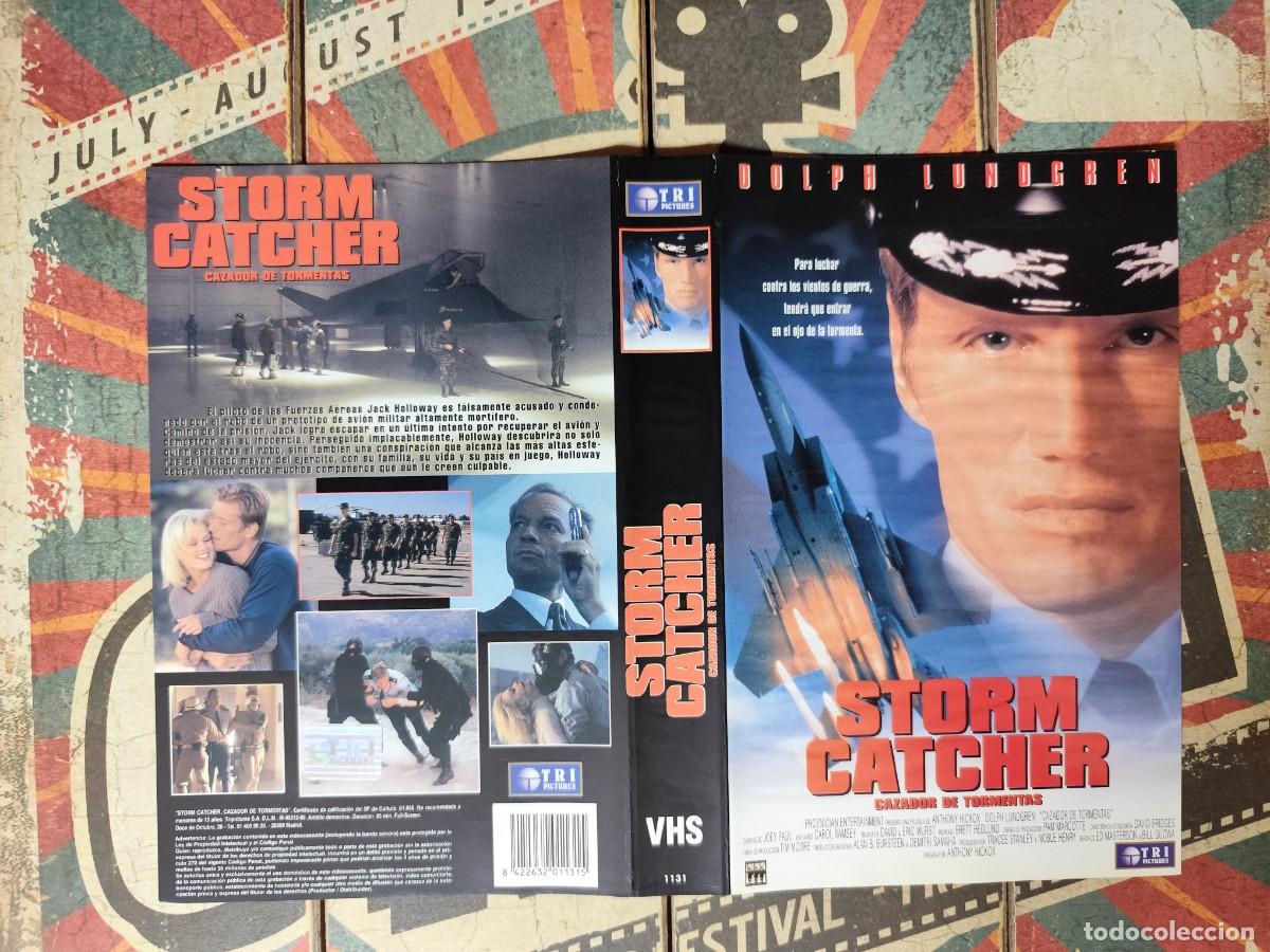 Cinema: Car&aacute;tula VHS Storm catcher