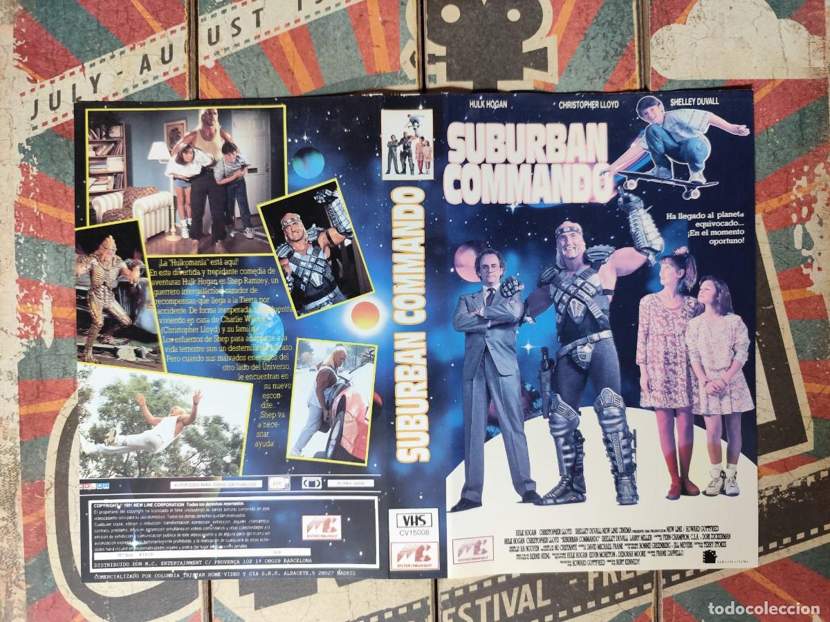 Cinema: Car&aacute;tula VHS Suburban commando