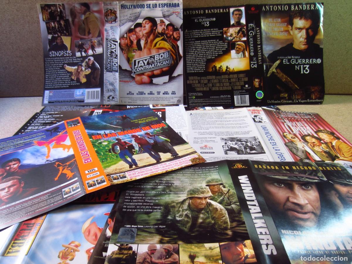 Cinema: Lote Caratulas Peliculas VHS (Solo Caratulas)