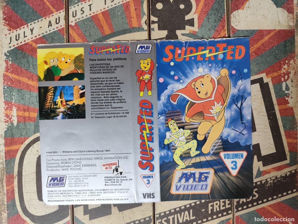 Cinema: Car&aacute;tula VHS Superted Volumen 3