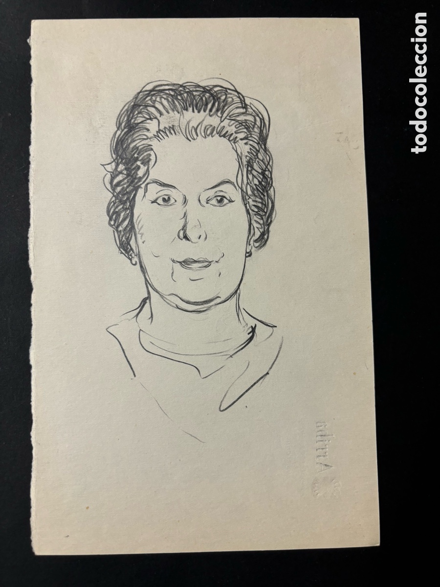Cinema: Caricatura dibujo original de Lola Membrives