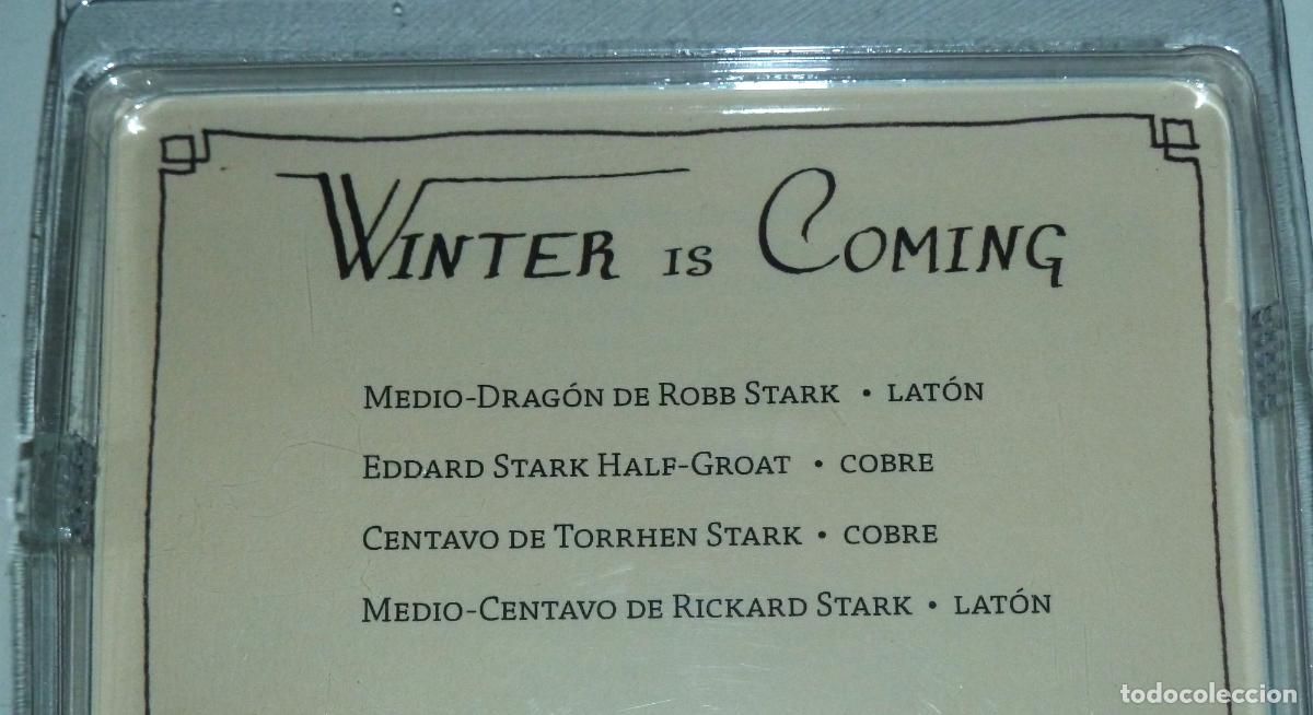 Cine: Monedas juego de tronos. Casa Stark, precintadas - Foto 6