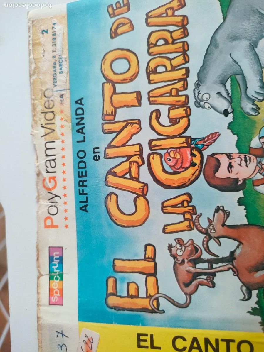 Cine: CARATULA - EL CANTO DE LA CIGARRA POLYGRAM BETA - Foto 2