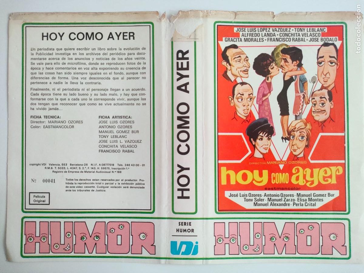 Cine: CARATULA - HOY COMO AYER VDI - Foto 1