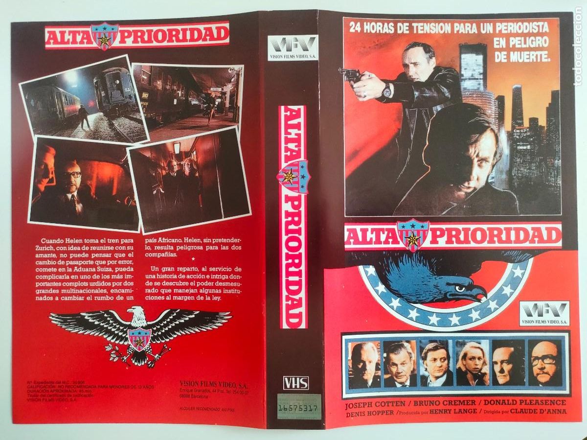Cinema: SUBASTA DE CARATULAS - 42 ALTA PRIORIDAD VFV VHS