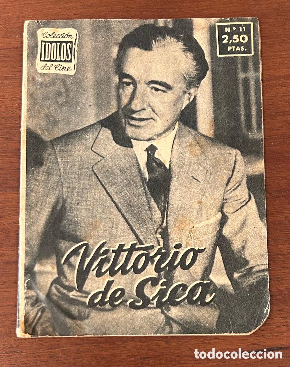 Cinema: COLECCI&Oacute;N &Iacute;DOLOS DEL CINE. VITTORIO DE SICA. N&ordm; 11. 1958