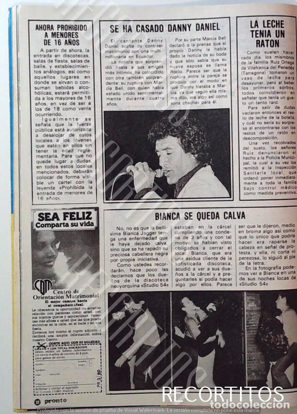 Kino: BIANCA JAGGER DANNY DANIEL