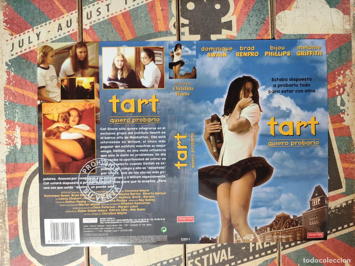 Cin&eacute;ma: Car&aacute;tula Tart quiero probarlo reversible