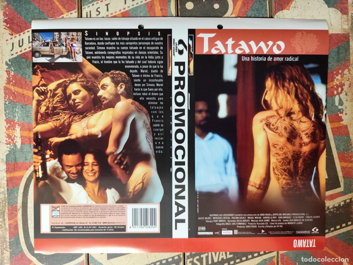 Cin&eacute;ma: Car&aacute;tula Tatawo con ficha en el reverso