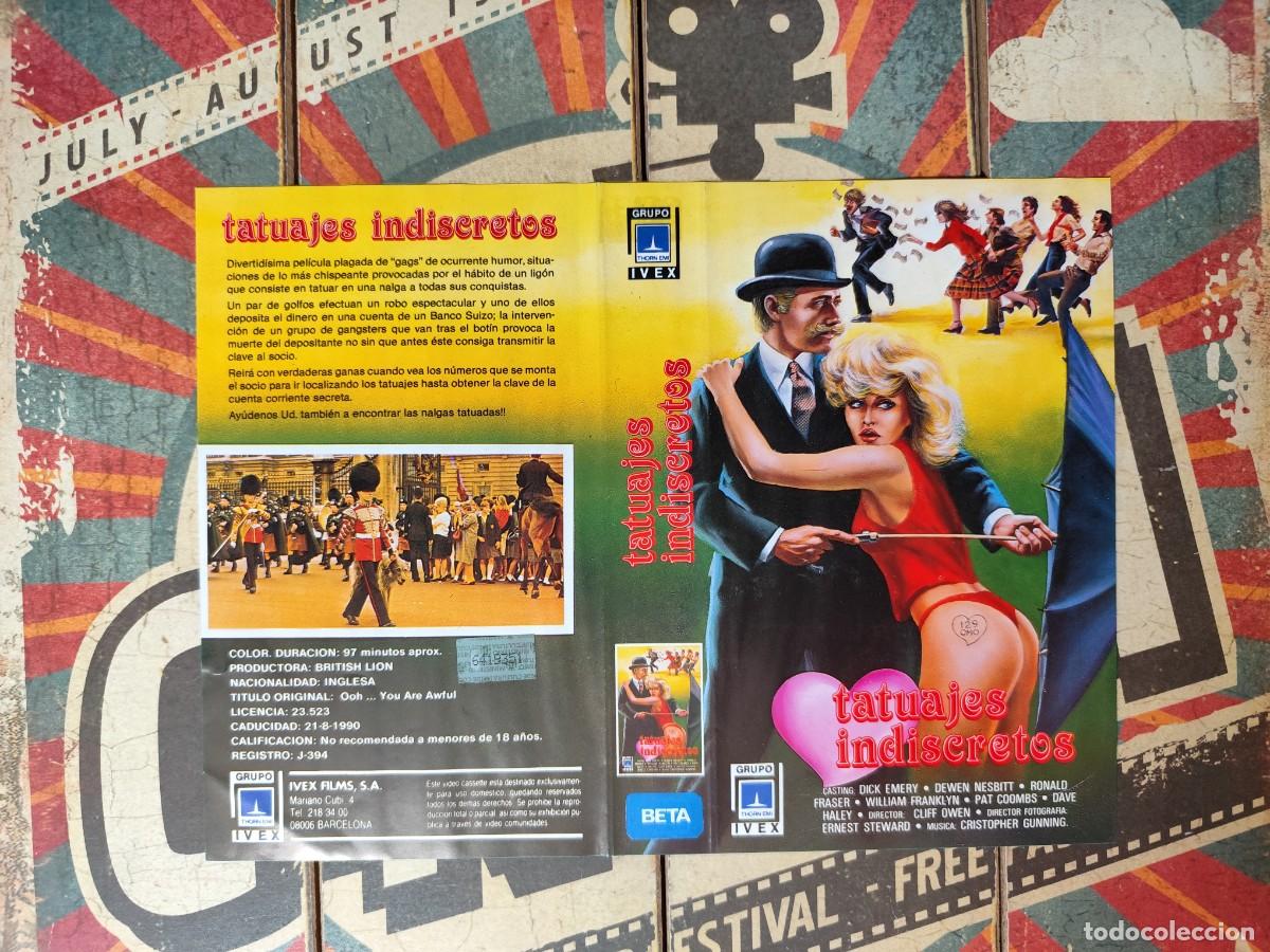 Cine: Car&aacute;tula Beta Tatuajes indiscretos - Foto 1
