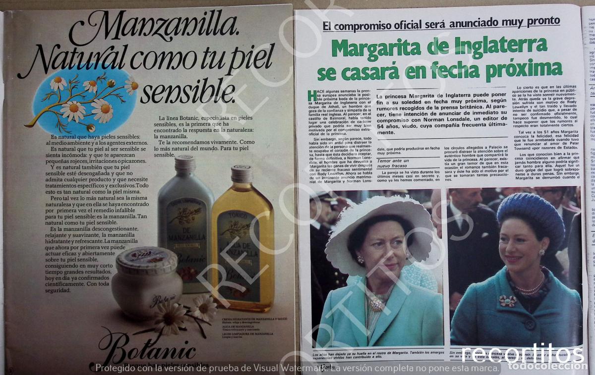 Cin&eacute;ma: MARGARITA DE INGLATERRA BOTANIC MANZANILLA ANUNCIO PUBLICIDAD