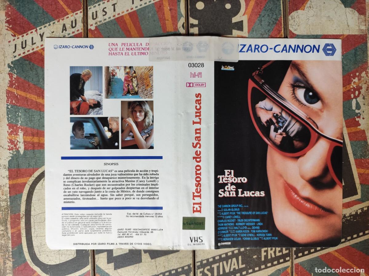 Cinema: Car&aacute;tula VHS El tesoro de San Lucas