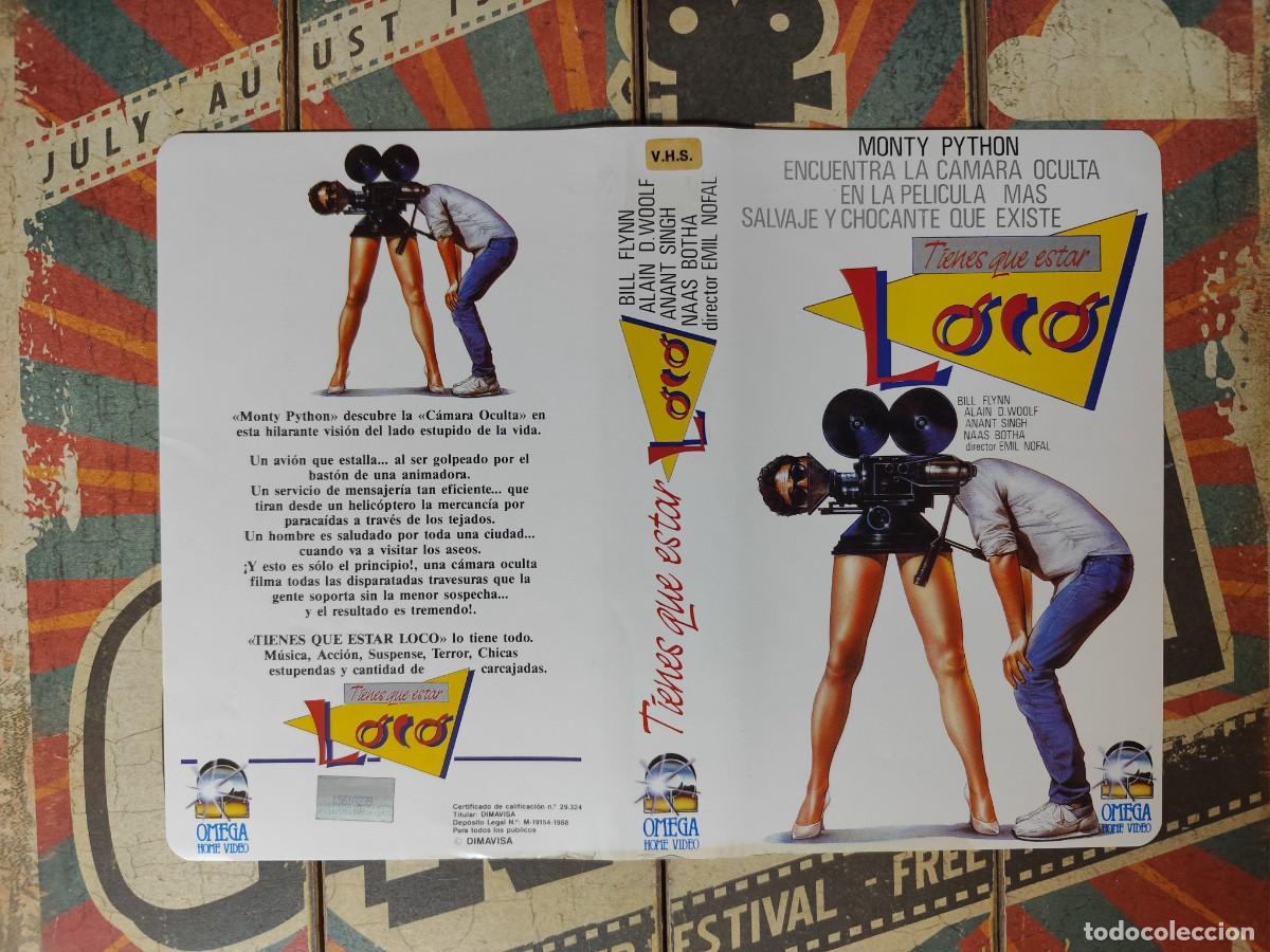 Cinema: Car&aacute;tula VHS Tienes que estar loco