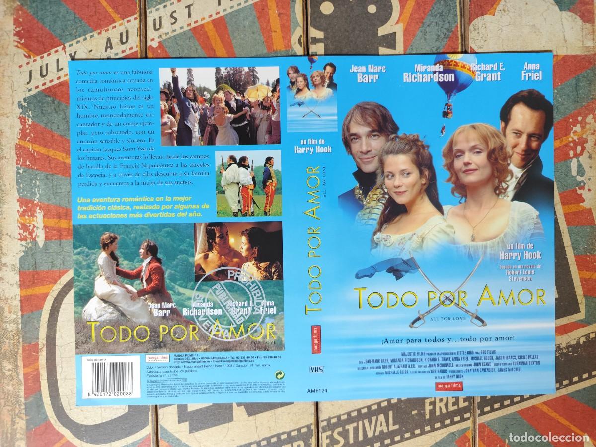 Cinema: Car&aacute;tula VHS Todo por amor