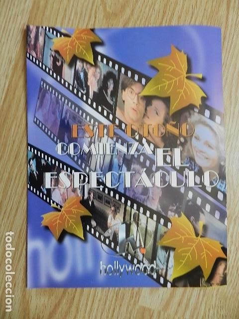 Cinema: Cat&aacute;logo CANAL HOLLYWOOD Este oto&ntilde;o comienza el espect&aacute;culo novedades pel&iacute;culas a&ntilde;os 90